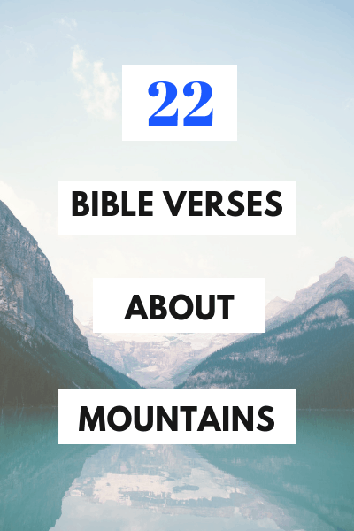 Bible Verse Mountains