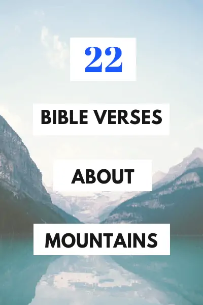 Bible Verse Mountains