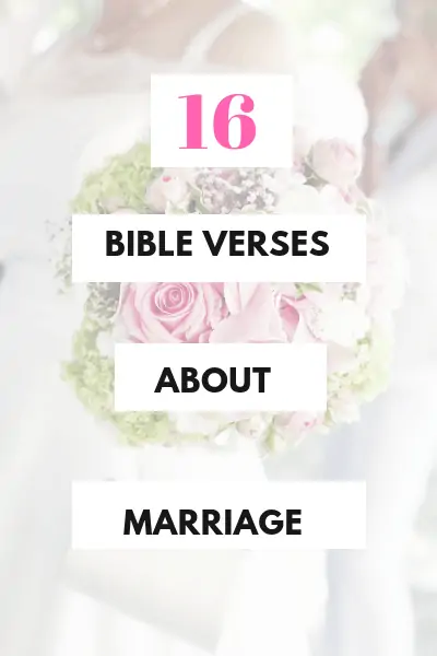 Bible verses about marriage