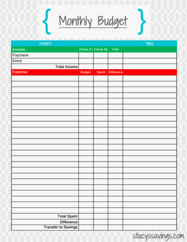 personal budget outlines personal budget outlines