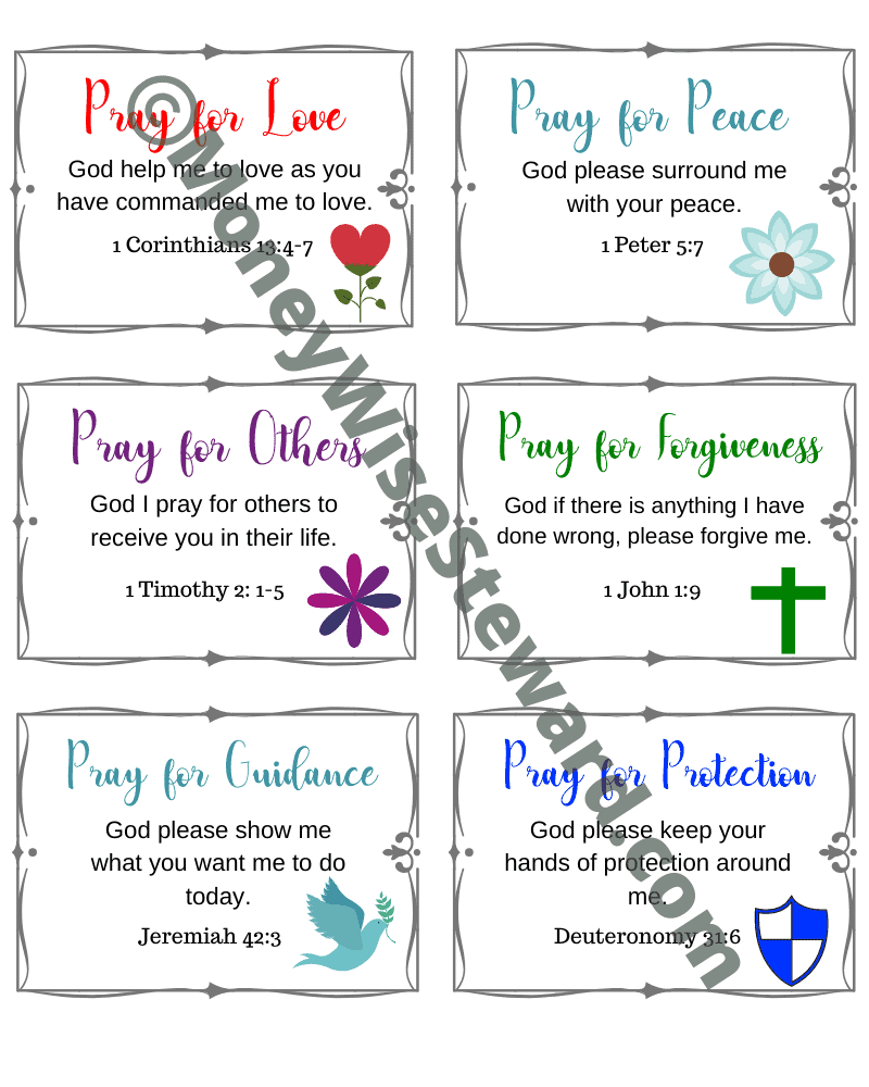 Daily Prayer Free Printable