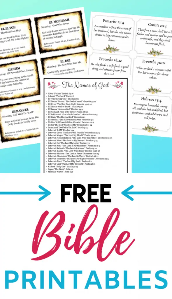 Bible Printables