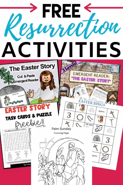 15+ Resurrection of Jesus Free Easter Activities for Kids