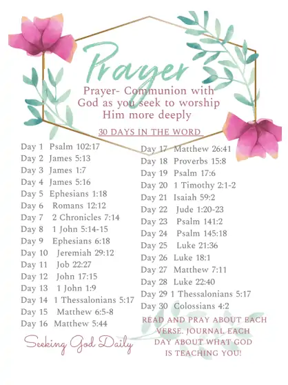 Printable Bible Reading Plans