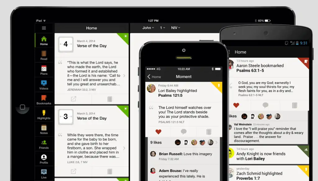 YouVersion free Bible study app