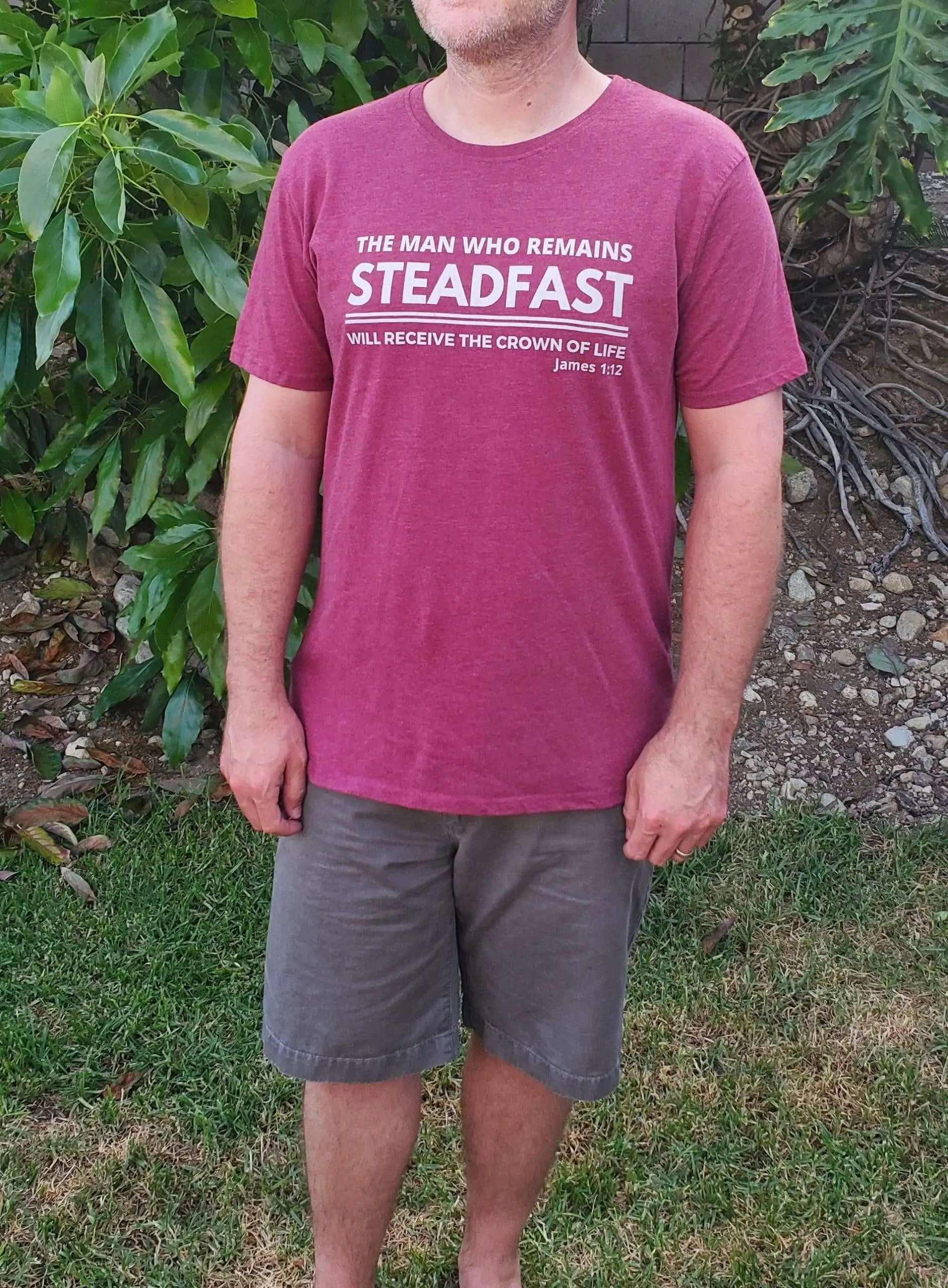 Steadfast Christian clothing for men