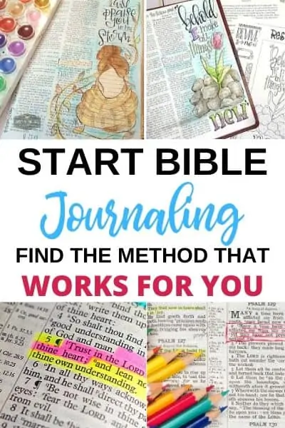 Bible Journaling in your Bible