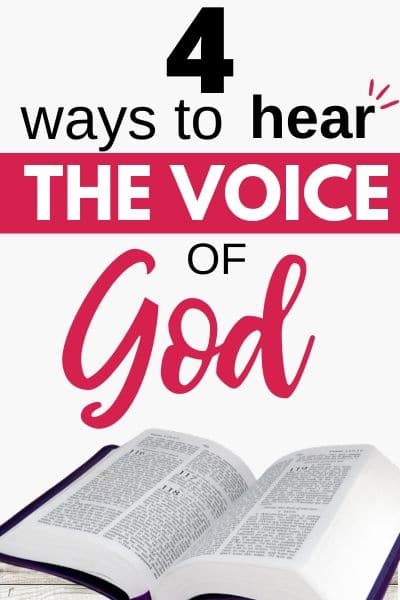 Hearing God’s Voice | 4 Ways to Know it’s His Voice