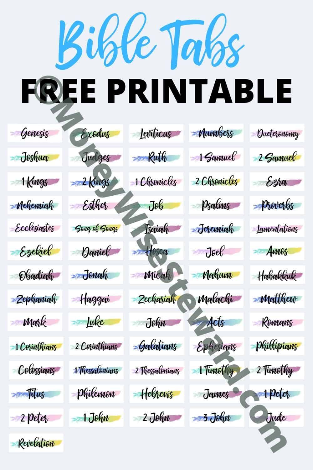The Best Bible Tabs Plus Get A Free Printable