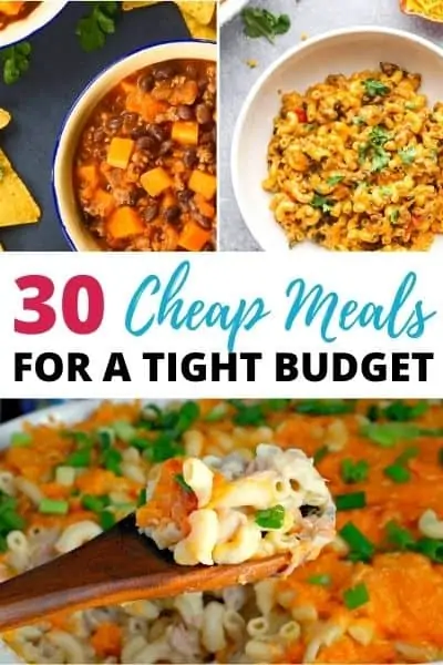 Dirt cheap meals