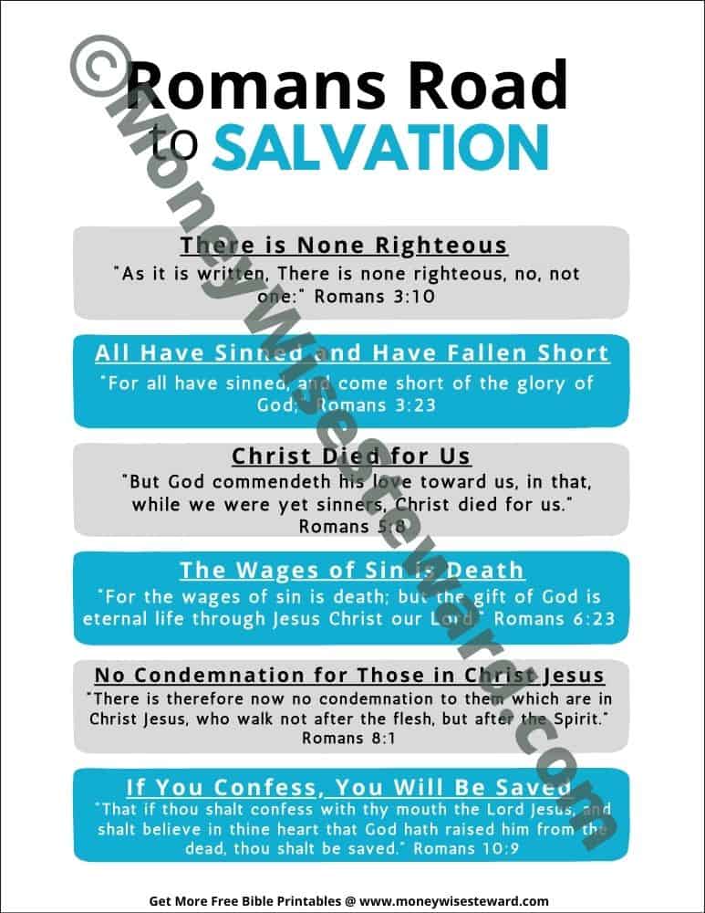 Romans-Road-to-Salvation-Printable