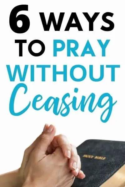 Pray without Ceasing