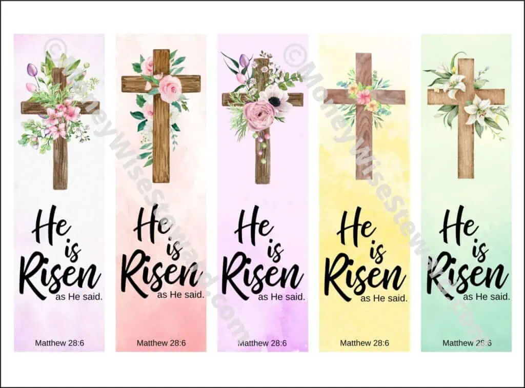 He is Risen Bookmarks