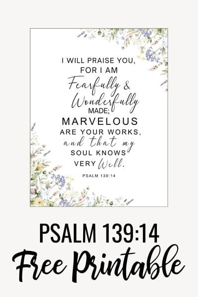 Psalm 139:14